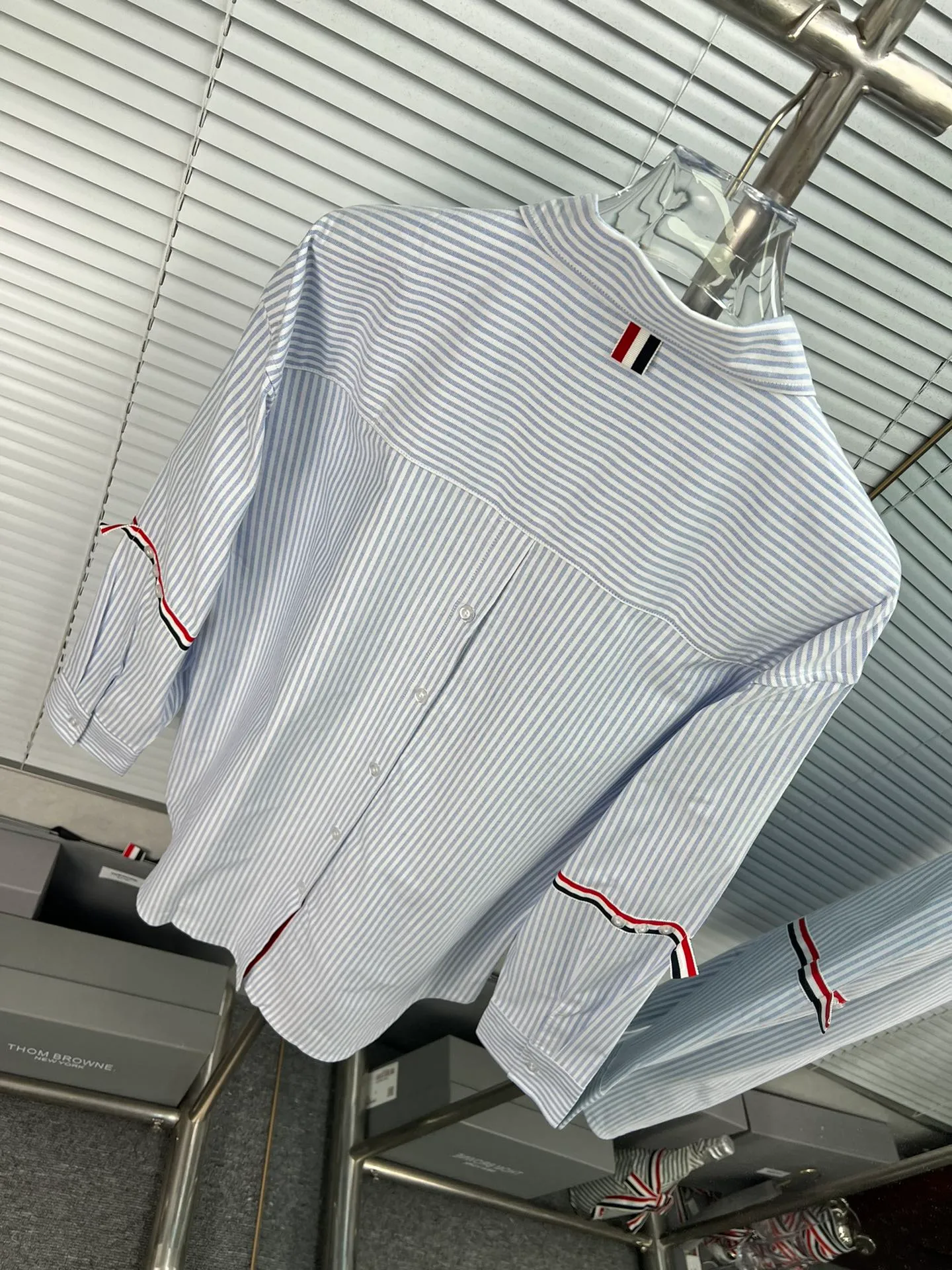 （THOM BROWNE ） THOM BROWNE . TB Classic TB ZP Authentic Same Style TB ：Blue Size：1/2/3